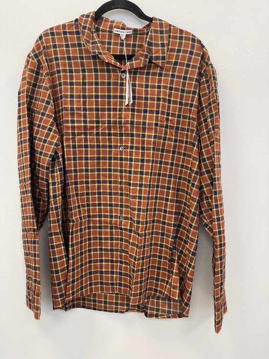 James Perse Other - James Perse Men's Long-Sleeve Plaid Button Down Shirt - Size XL - NWT